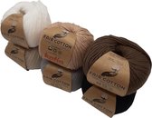 Katia Fair Cotton - kleurenbundel Sahara - 6 x 50 gr. biol. katoen