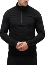 Spex Emil Skipully - Korte Rits - Midlayer - Wintersport -  Zwart Heren - Maat XS