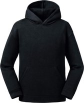 Russell Kinderen/Kinderen Authentieke Sweatshirt met kap (Zwart)