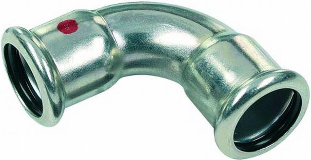 Bonfix C-staal M 42mm persfitting insteekbocht FF 90° (staalverzinkt cv)