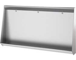 Staande urinoirgoot L L.1800 toevoer achteraan RVS 304 sat