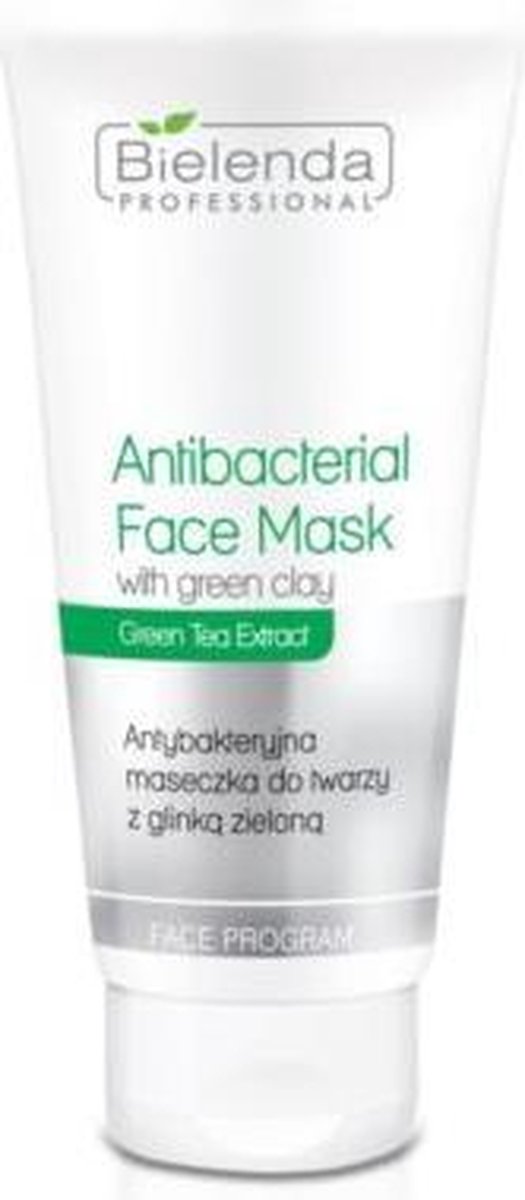 Bielenda Professional - Face Program Antobacterial Face Mask With Green Clay Antibacterial Face Mask With Green Clay 150G