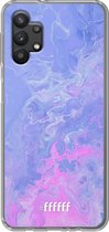 6F hoesje - geschikt voor Samsung Galaxy A32 5G -  Transparant TPU Case - Purple and Pink Water #ffffff