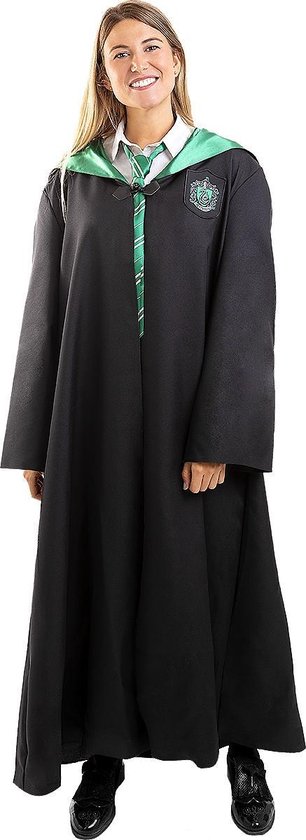 FUNIDELIA Harry Potter Zwadderich Kostuum voor Volwassenen - Maat: L - Zwart