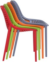Chaise de jardin et chaise de cantine Air blanc