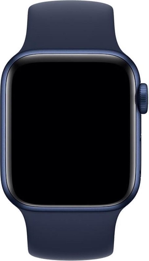 Wabando Solobandje Giddy Middernacht Blauw compatibel met Apple Watch  45/44/42 mm - | bol.com
