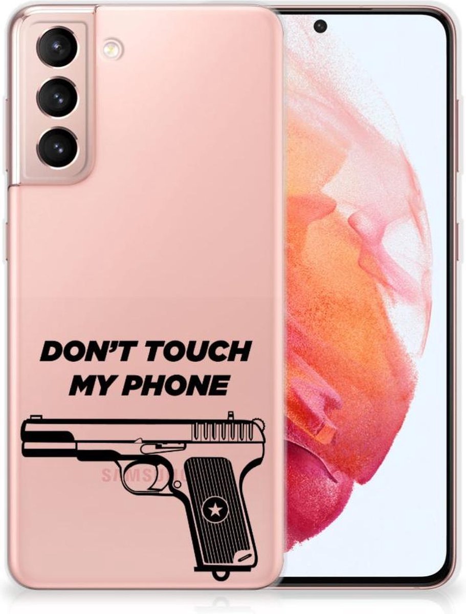 Samsung Galaxy S21 Silicone-hoesje Pistol DTMP