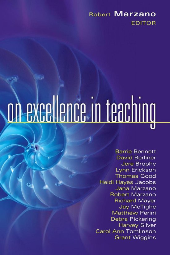 On Excellence in Teaching - cover