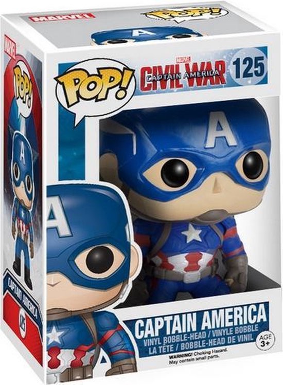MARVEL - POP Vynil 125 Captain America Civil War ! - Onbekend