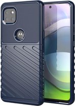 Motorola Moto G 5G Hoesje TPU Thunder Design Blauw