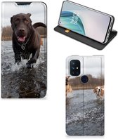Standcase Hoesje OnePlus Nord N10 5G Smart Cover Honden Labrador
