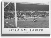 Walljar - ADO Den Haag - Blauw Wit '68 II - Zwart wit poster