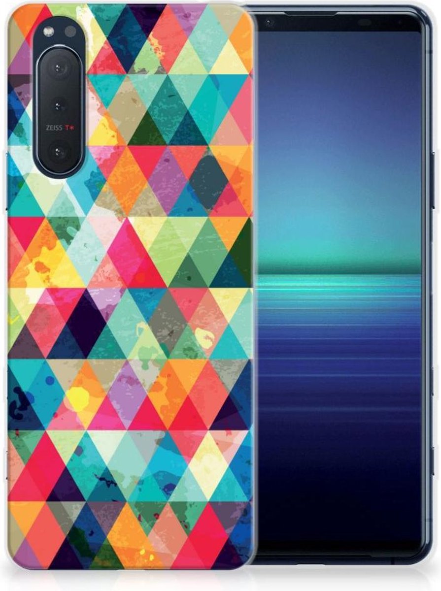 Sony Xperia 5II TPU bumper Geruit
