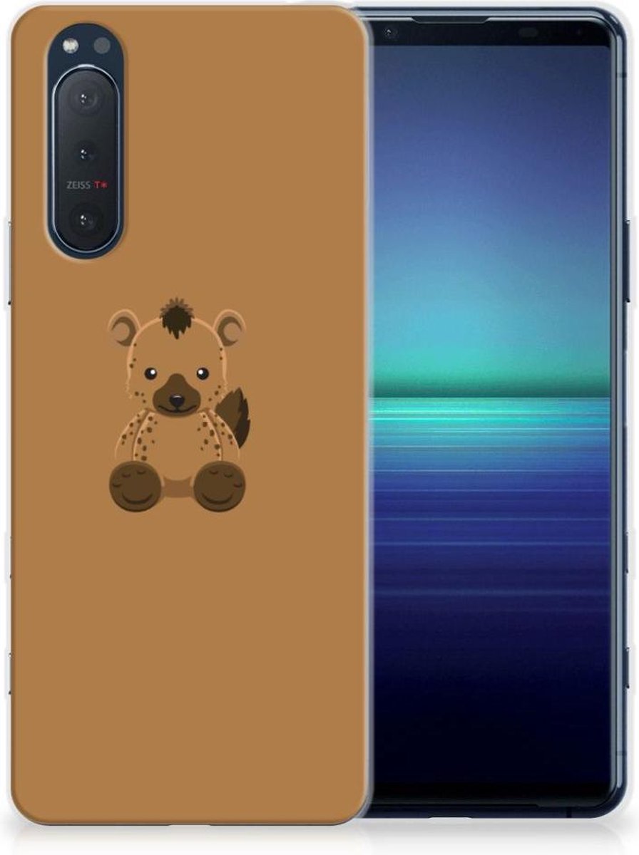 Sony Xperia 5II Telefoonhoesje met Naam Baby Hyena