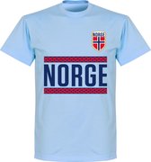 Noorwegen Team T-Shirt - Lichtblauw - S