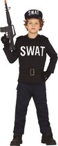 Fiestas Guirca Verkleedpak Swat Junior Zwart Mt 5-6 Jaar