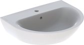 Geberit Renova vasque 60 cm 1 trou robinetterie avec trop-plein, blanc