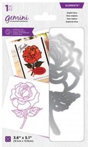 Gemini Layered Engraving Elements snijmal- English Rose