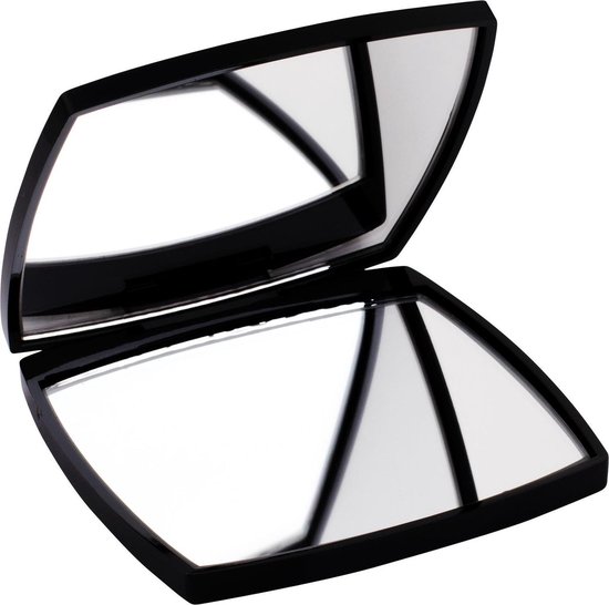 voorzichtig Artiest Gezichtsvermogen Dubbele Spiegel met Vergrootglas Chanel Zwart | bol.com