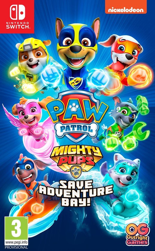 Paw Patrol: Mighty Pups Save Adventure Bay - Switch - Bandai Namco