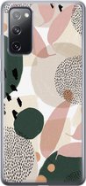 Samsung Galaxy S20 FE hoesje siliconen - Abstract print - Soft Case Telefoonhoesje - Print / Illustratie - Multi