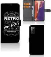 Foto hoesje Geschikt voor Samsung Galaxy Note 20 Telefoonhoesje met Tekst Whiskey