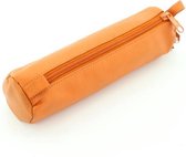 Juscha JU-43141 Pennenetui Alassio Echt Leer Oranje 21x6cm