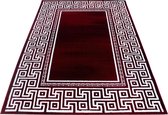 Modern laagpolig vloerkleed Parma - rood 9340 - 80x150 cm