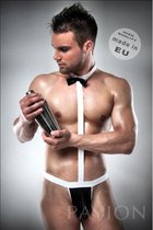 PASSION MEN | Waiter Outfit S Red/ White  By Passion Men Lingerie S/m