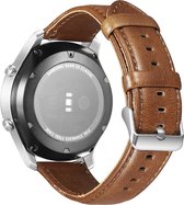 Vantage M / Grit X genuine leren band - lichtbruin - Geschikt voor Polar - 22mm - Horlogeband Armband Polsband