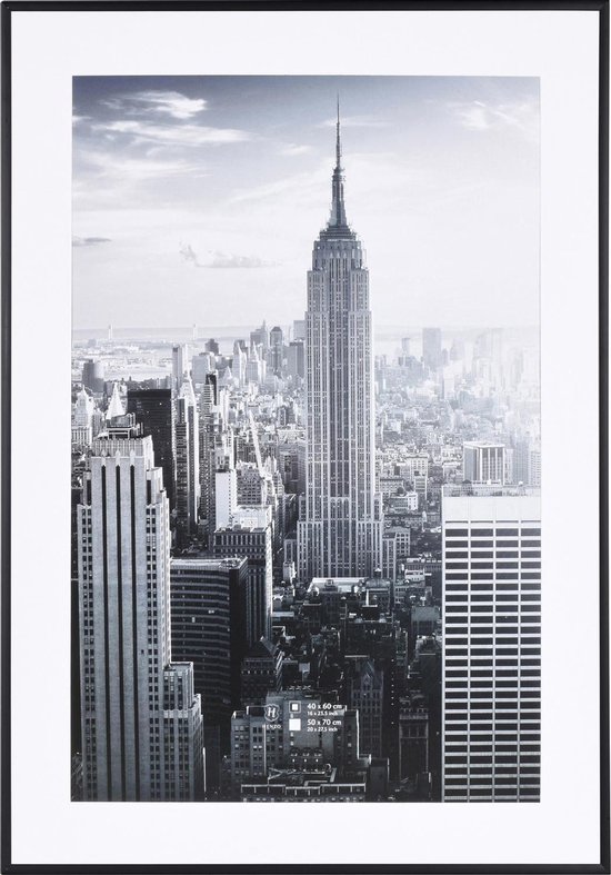 Fotolijst - Henzo - Manhattan - Fotomaat 50x70 cm - Zwart