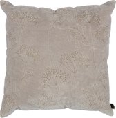 BePureHome Hogweed Kussen - Fluweel - Nougat - 50x50