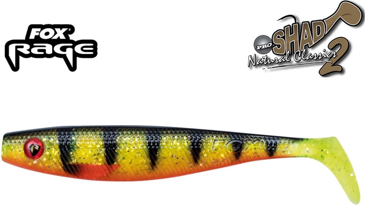 Fox Rage Pro Shad Natural Classic - 14 cm - perch UV