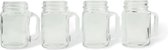 Orange85 Shotglaasjes - Mason Jar - 4 stuks - Borrelglaasjes - Glazen