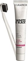 Curaprox Tandpasta White is Black 90 ml + tandenborstel