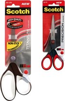 Scotch™ Scharen set / Scotch™ Schaar, Titanium Non-Stick 20 cm en Scotch™ Schaar, Precision, 18 cm / Links en Rechtshandig / 2 scharen.