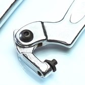 Datona® Haaksleutel met pen 32 - 75 mm - RVS - Zilver