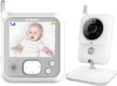 Deluxe Babyfoon - Babyfoon met camera - 3,2 inch video babyfoon - Met terugspreekfunctie - Temperatuurbewaking - Nachtzichtcamera - Slaapliedje - Nachtzicht Intercomfunctie VOX