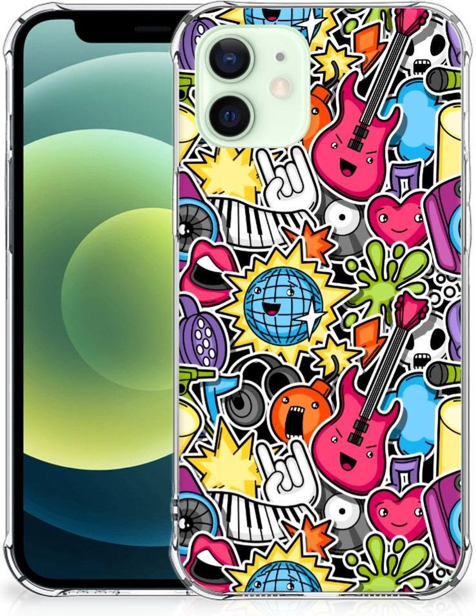 iPhone 12 Mini Anti Shock Bumper Case Punk Rock