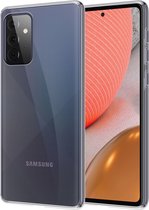 Shieldcase telefoonhoesje geschikt voor Samsung Galaxy A72 Ultra thin silicone case - transparant