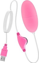 Wolnash France - Vibrerend Eitje - Bedraad - 5.2 x 2.6cm - Roze