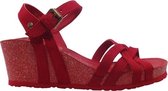 Panama Jack Sandaal Vera Basics B9 Nubuck Rood
