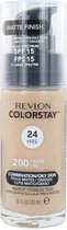 Revlon Colorstay Matte Finish Foundation - 200 Nude