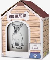 Mok - Hond - Cadeau - Jack Russel - In cadeauverpakking met gekleurd lint