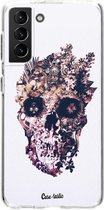 Casetastic Samsung Galaxy S21 Plus 4G/5G Hoesje - Softcover Hoesje met Design - Metamorphosis Skull Print
