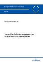 Europaeische Hochschulschriften Recht 6171 - Steuerliche Substanzanforderungen an auslaendische Gesellschaften