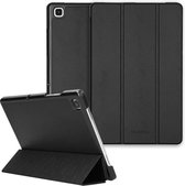 Selencia Tablet Hoes Geschikt voor Samsung Galaxy Tab A7 - Selencia Kesia Slang Trifold Bookcase - Zwart
