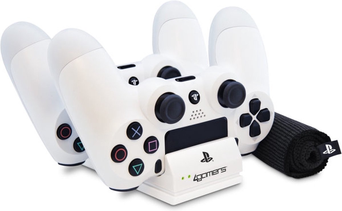 4Gamers 4G-4391WHT Charge kit onderdeel & accessoire voor spelcomputers