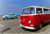 VW T1 Busje Rood - Legpuzzel 252 stukjes