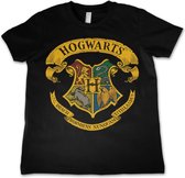 HARRY POTTER - T-shirt KIDS Hogwarts Crest - Noir (4 ans)